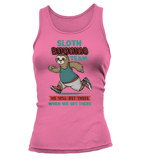 Sloth Running Team Marathon Lovers Tank top Woman