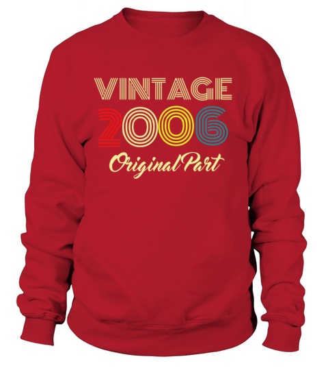 Original 14th Birthday 2006 Birthday Vintage Gift Women's Sweatshirt