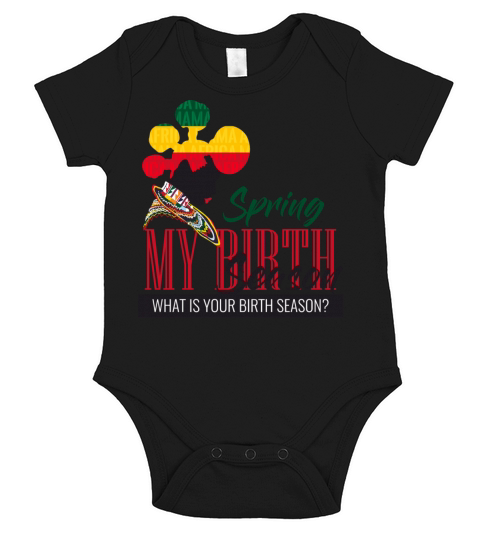 ORIGINAL BIRTH SEASON Short Sleeve Baby One-Piece