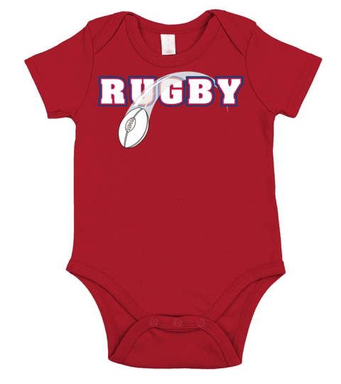 Rugby Short Sleeve Baby One-Piece