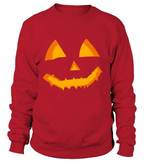 Halloween Pumpkin Face Jack O Lantern Women's Sweatshirt