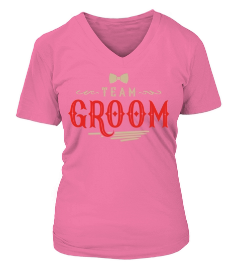 Groom Party Team Groom Women's V-Neck T-shirt