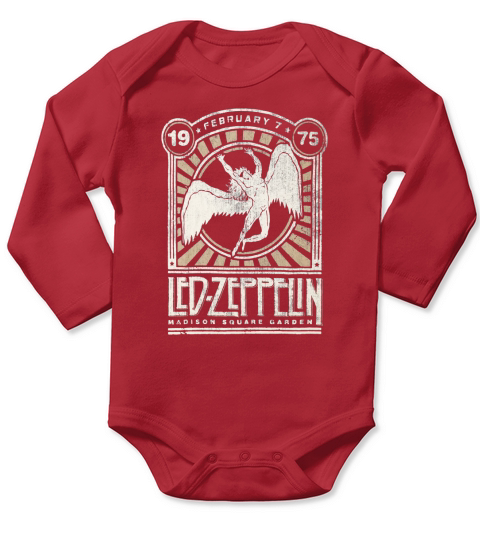 led zeppelin Long Sleeve Baby One-Piece