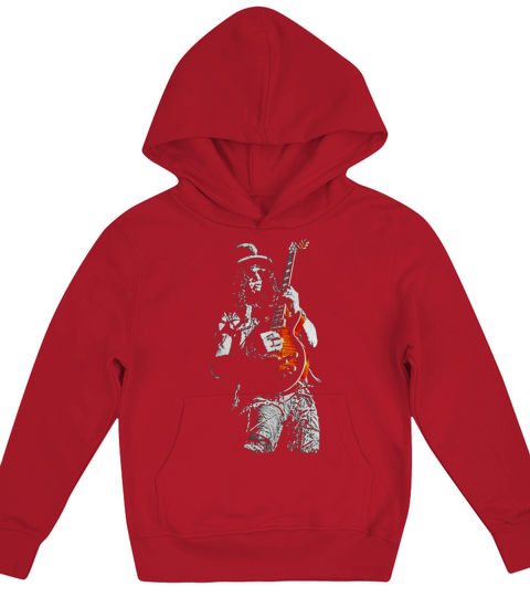 Slash Guitar Fan Kids Hoodie
