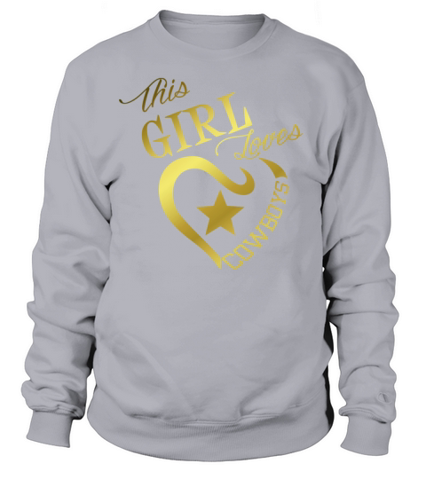 This Girl Loves Cowboys Dallas Texas Design14 Women's Sweatshirt