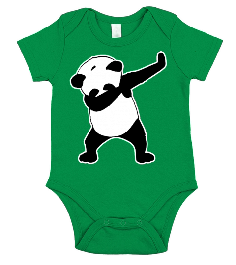 Dance Dab Panda Life Short Sleeve Baby One-Piece