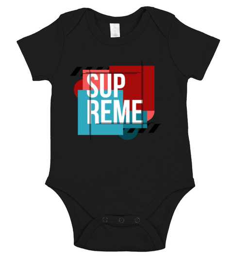 Supreme Short Sleeve Baby One-Piece
