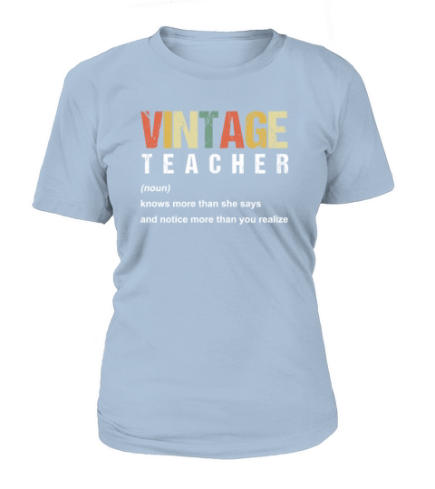 Vintage Teacher Teaching School Gift Women's T-Shirt