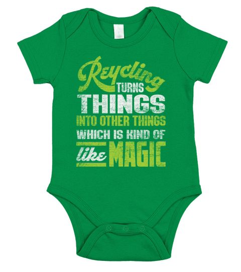 Recycling Short Sleeve Baby One-Piece
