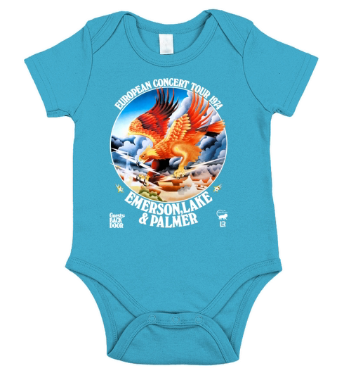 ELP Poster Short Sleeve Baby One-Piece