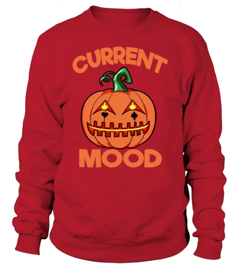 Halloween Pumpkin Current Mood Happy Women's Sweatshirt