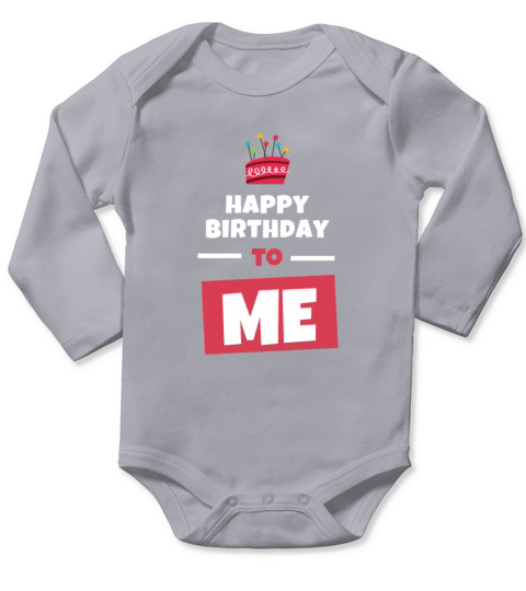 Happy Birthday to me - No Birthday Party Corona Long Sleeve Baby One-Piece