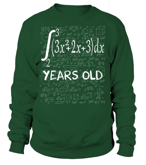 Funny Math Geek Integral Calculus 27th Birthday 27 Women's Sweatshirt