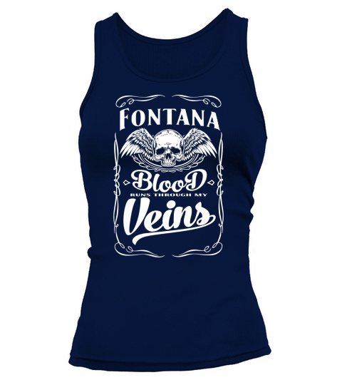 Funny Vintage Style Tshirt for Fontana Tank top Woman