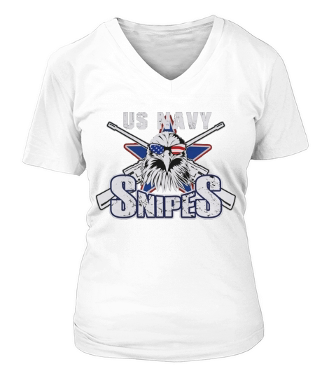 US Navy Snipes V-neck T-Shirt Woman