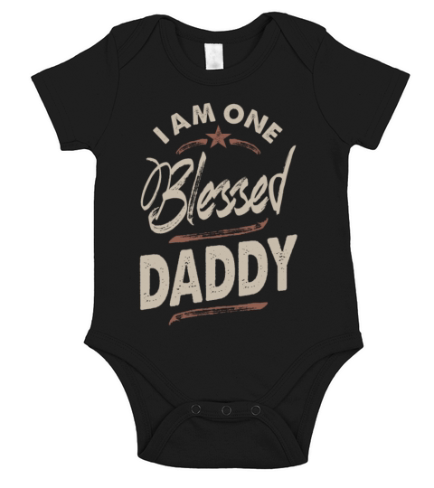 Blessed Daddy Short Sleeve Baby One-Piece