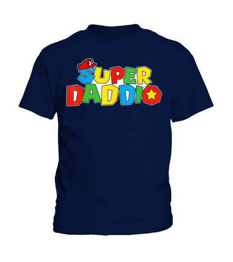 Super Daddio Funny Father Video Game Lovers Kids T-Shirt