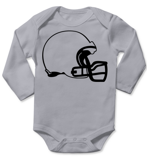 football Long Sleeve Baby One-Piece