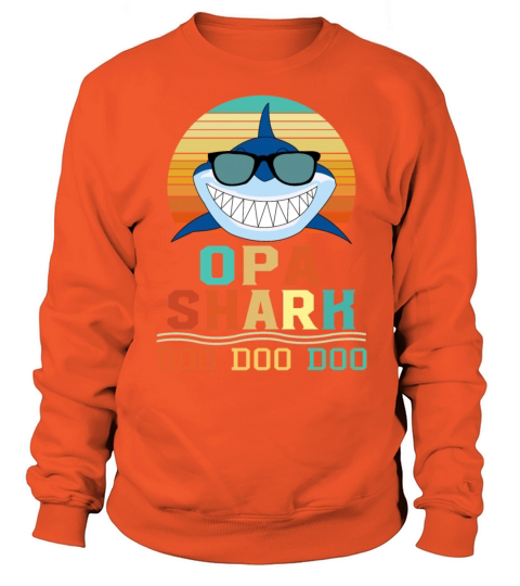 Vintage Mens Grandfather Shark Doo Doo Doo Father Women's Sweatshirt