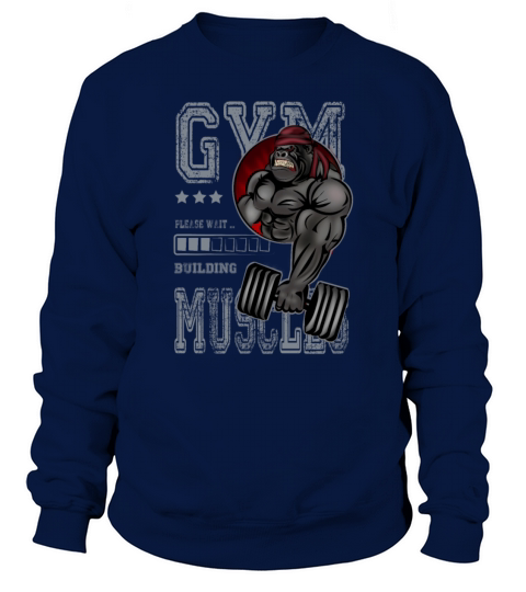 Gorilla GYM building Muscles Women's Sweatshirt