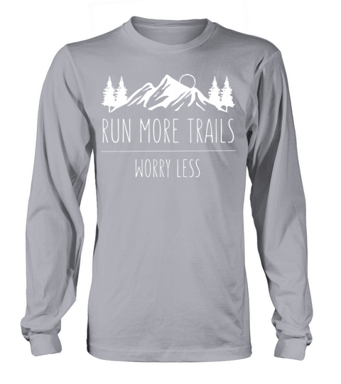 Vintage Trail Running Run More Trail Retro For Run Women's Long Sleeve