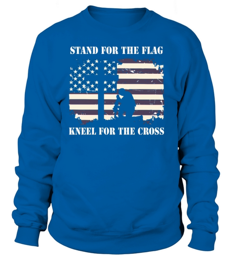 Stand For The Flag Kneel For The Cross Women's Sweatshirt