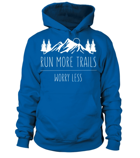 Vintage Trail Running Run More Trail Retro For Run Women's Hoodie