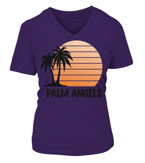Palm Angels Women's V-Neck T-shirt
