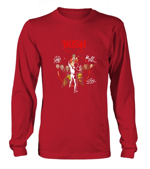 Rush 1968-2020 signatures shirt Long sleeved Unisex