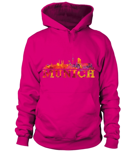 Munich Skyline Impression Souvenir Gift Idea Women's Hoodie