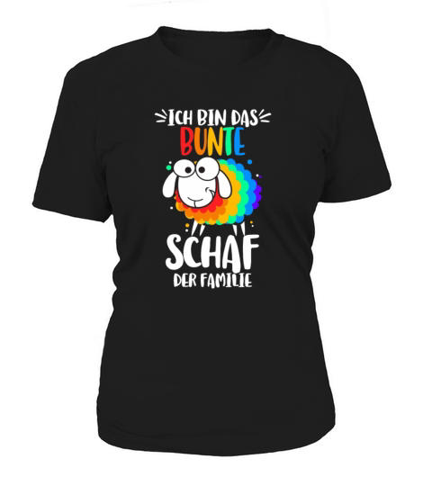 Ich bin das bunte Schaf der Familie Gay Regenbogen T-Shirt Women's T-Shirt
