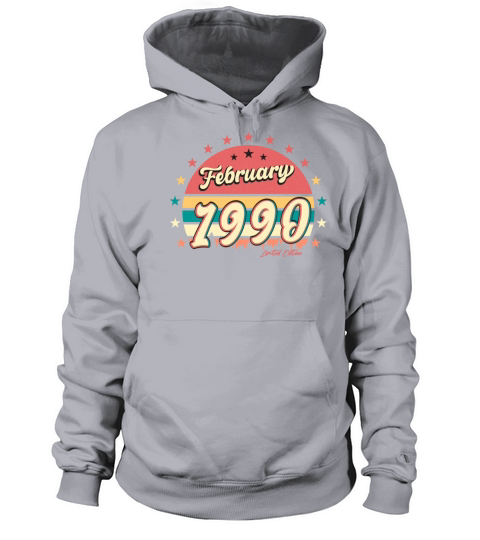 Gift Idea Retro February 1990 Women's Hoodie