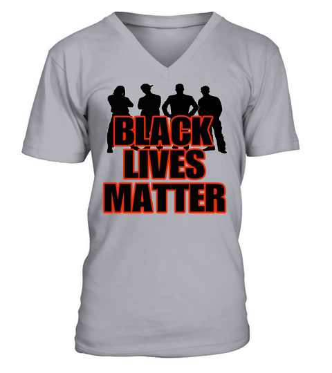 Black Lives Matter Men's V-Neck T-shirt