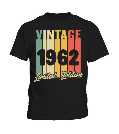 Funny Gift Birthday Vintage 1962 Limited Edition Kids T-Shirt