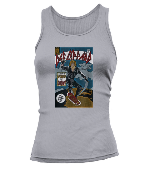 Def Leppard  Comic Tank top Woman
