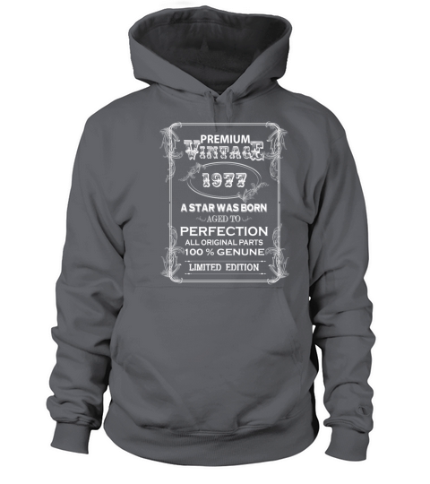 premium vintage 1977 Men's Hoodie