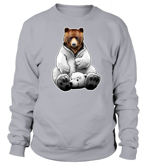 grizzly bear in icebear costume Women's Sweatshirt