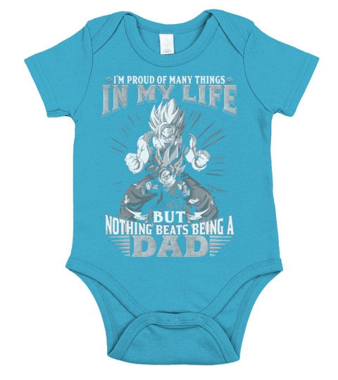 goku-dad Short Sleeve Baby One-Piece