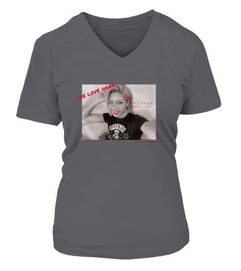 hana kimura V-neck T-Shirt Woman