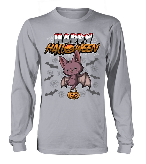 Happy Halloween Disguised Bat Women's Long Sleeve