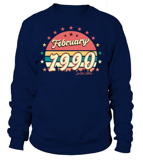 Gift Idea Retro February 1990 Women's Sweatshirt