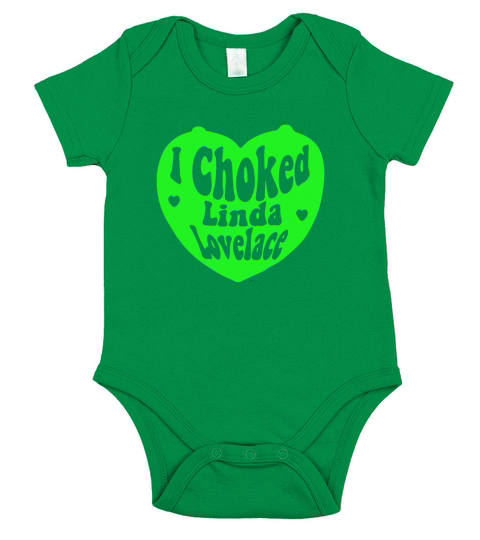 I CHOKED LINDA LOVELACE Hoodie Short Sleeve Baby One-Piece