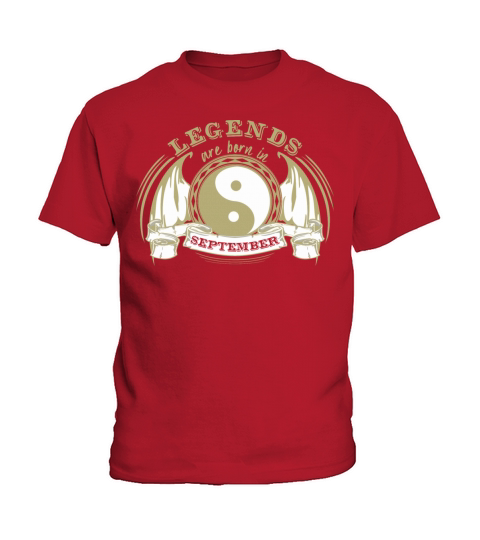 Legends are born in September Kids T-Shirt