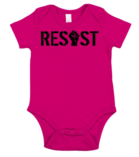 Resist Short Sleeve Baby One-Piece