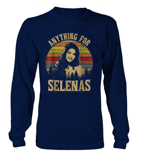 Vintage Selenas Quintanilla love Retro Music Women's Long Sleeve