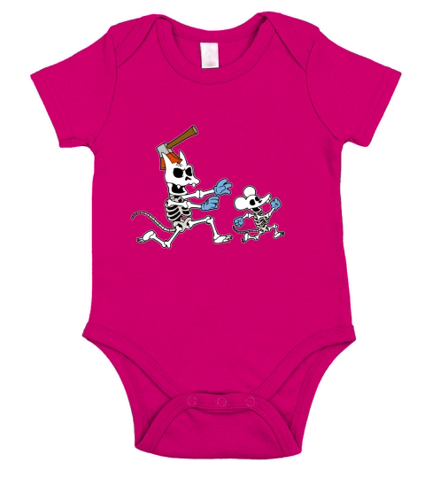 Itchy & Scratchy Halloween Short Sleeve Baby One-Piece