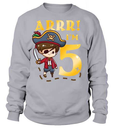 5th Birthday Pirate Captain Women's Sweatshirt