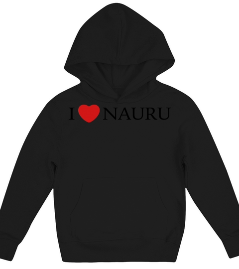 I Love Nauru Kids Hoodie