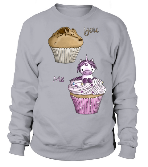 Special unicorn cupcake candy illustration cartoon Men's Sweatshirt
