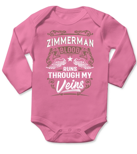 ZIMMERMAN Im Not Superhero More Powerful I Am ZIMMERMAN name gifts T Shirt Long Sleeve Baby One-Piece